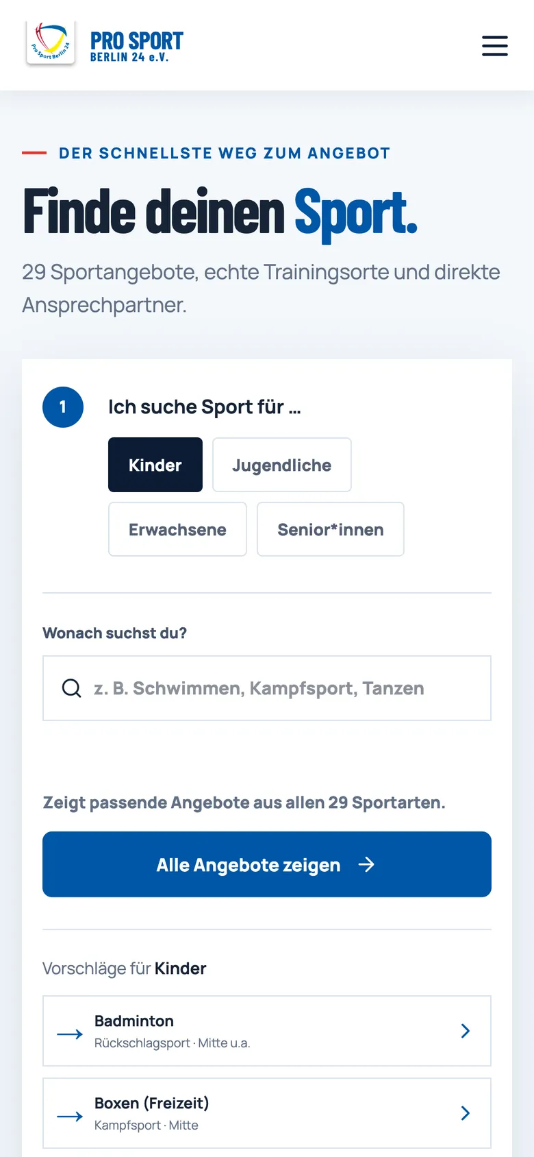 Angebotssuche auf dem Smartphone
